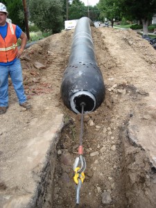 28 Inch HDPE at Insertion PIt